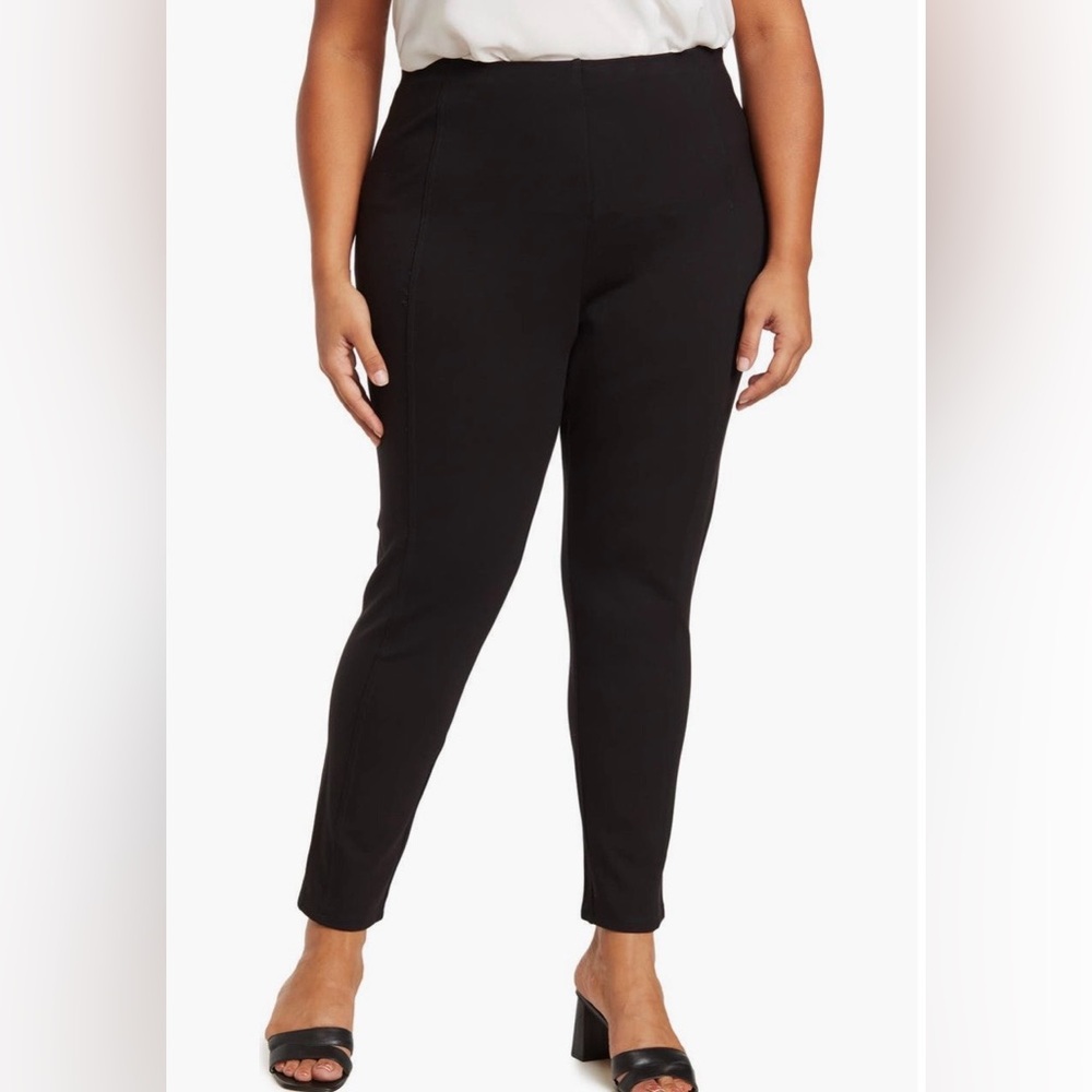T Tahari Women's Black Skinny Pants. Size 1X - Picture 1 of 7